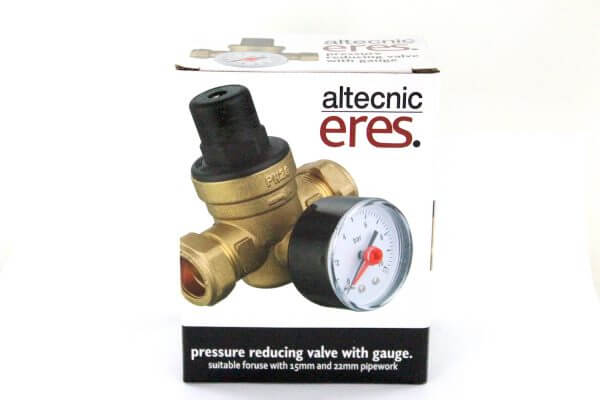 Pressure reducing valve with gauge fits